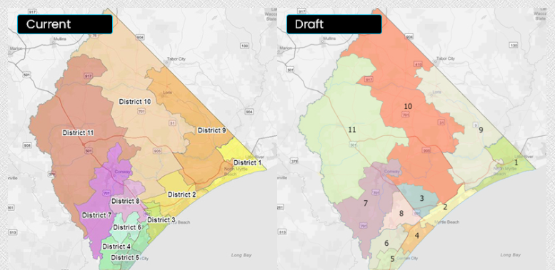 Horry Redistricting Maps